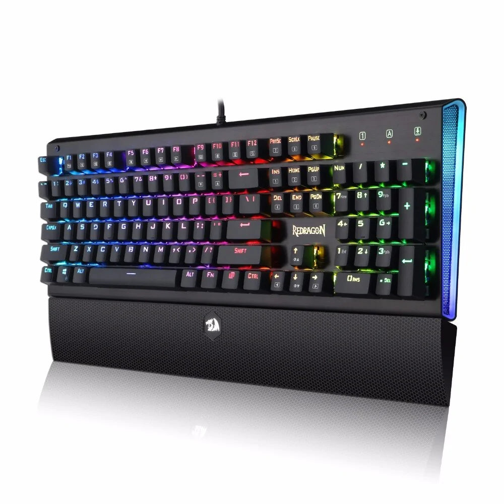 Redragon Mechanical Gaming Keyboard – Vivid Lights & Responsive Keys